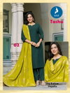 Tashu By Kaya Vertican Kurti With Bottom Dupatta Suppliers In Mumbai
